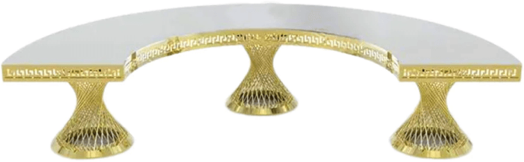 Semicircular wedding banquet table