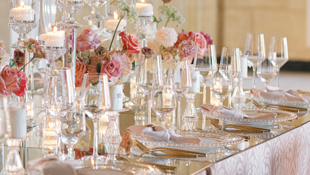 wedding wine glassware