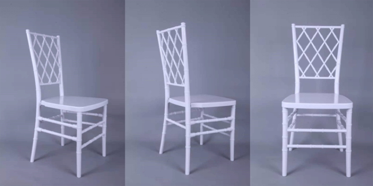 white diamond chiavari chairs