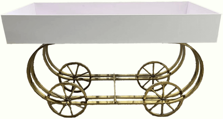 White Wagon Cart