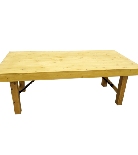 Farmhouse Table With Folding Legs