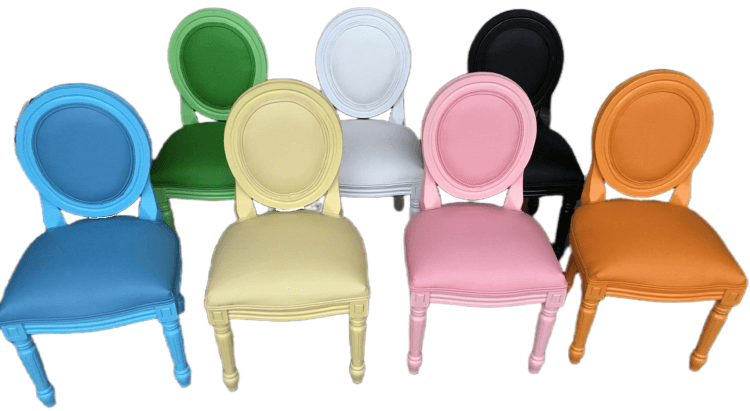 wooden kid louis chair